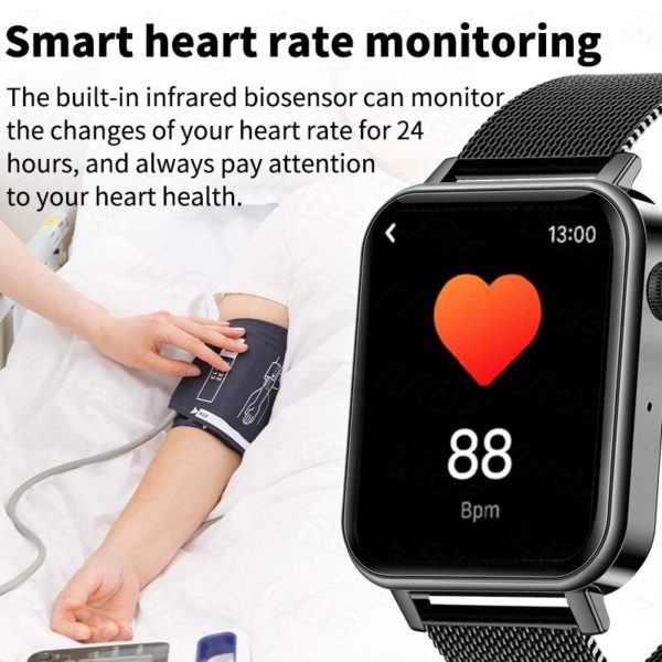 1.69" Bluetooth Fitness Tracker Noise Smart Watch For Android IOS - Image 3