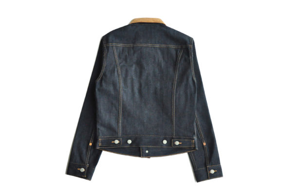 Jean Jacket Selvedge Denim Jacket Men14.5 OZ Slim - Image 2