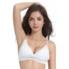 1/2PCS Women Bralette French Style Lace Bra Girls Triangle Cup Lingerie Deep V Wireless Underwear Soft Thin Seamless Bra - Image 3