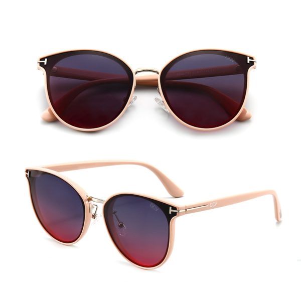 2021 GCV Polarized Lady Sunglasses Cat Eye Fashion Sun Glasses Luxury Woman Female Brand Ultralight Frame 3