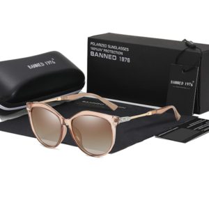 Luxury HD Polarized Women Sunglasses Fashion Round Ladies Vintage Brand Design Cat Eye Woman Female Sun Glasses Oculos
