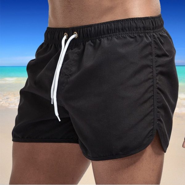 Summer Men's Swimwear Shorts Brand Beachwear Sexy Swim Trunks Men Swimsuit Low Waist Breathable Beach Wear Surf - Image 2