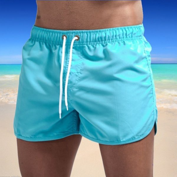 Summer Men's Swimwear Shorts Brand Beachwear Sexy Swim Trunks Men Swimsuit Low Waist Breathable Beach Wear Surf - Image 3