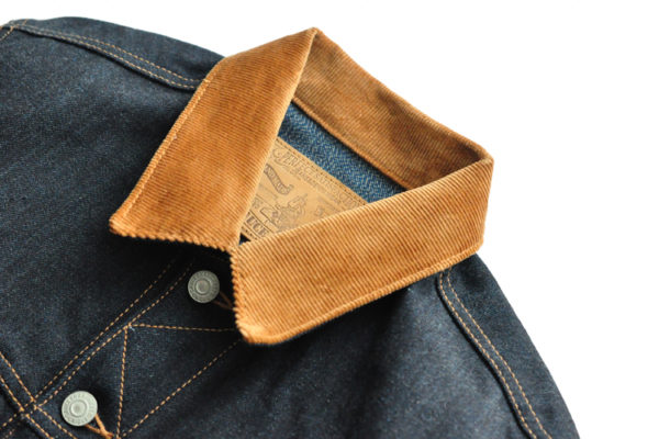 Jean Jacket Selvedge Denim Jacket Men14.5 OZ Slim - Image 4