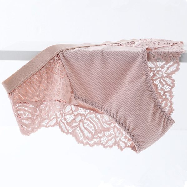 3 Pcs Cotton Panties Sexy Panty Briefs Lace Panties Women Underwear Lingerie Panties for Female Ladies Floral Pantys Underpants - Image 3