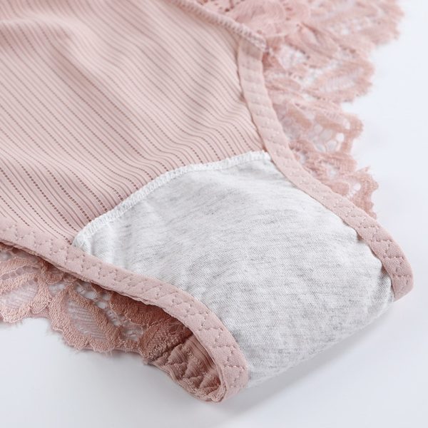 3 Pcs Cotton Panties Sexy Panty Briefs Lace Panties Women Underwear Lingerie Panties for Female Ladies Floral Pantys Underpants - Image 4