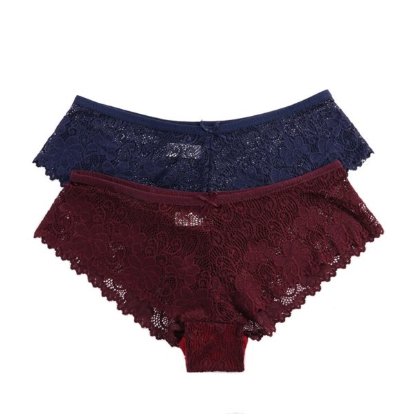3 Pcs Panties for Woman Underwear Sexy Lace Breathable Soft Lingerie Female Briefs Panty Sexy Transparent Women's Underpants - Image 4