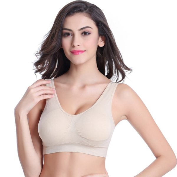 3PCS lot Seamless Bra With Pads Plus Size Bras For Women Active Bra Wireless Brassiere Push 1