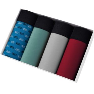 4pcs Boxer Shorts Underpants man Men's Panties Men Boxer Underwear Cotton for Male Couple Sexy Set Calecon Large Size Lot Soft