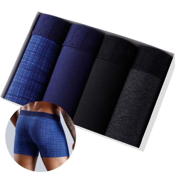 4pcs Set Men Boxer Shorts Soft Boxers for Men s Panties Men s Underpants Male Cotton