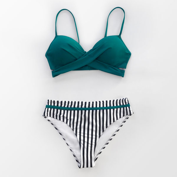 Push Up Floral Wrap Bikini Sets Women Sexy Thong Two Pieces Swimsuits Girl Beach Bathing Suits Swimwear