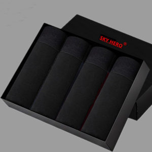 4pcs/Lot Men's Panties Boxers Shorts Homme Underpants Cotton Underwear Calzoncillos Hombre for Man Sexy Male Trunk Underpanties