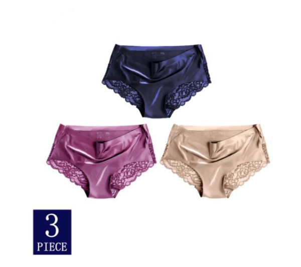 3pcs/lot sexy Women Underwear High Quality Women Panties Seamless Underwear Solid Lingerie underwear women