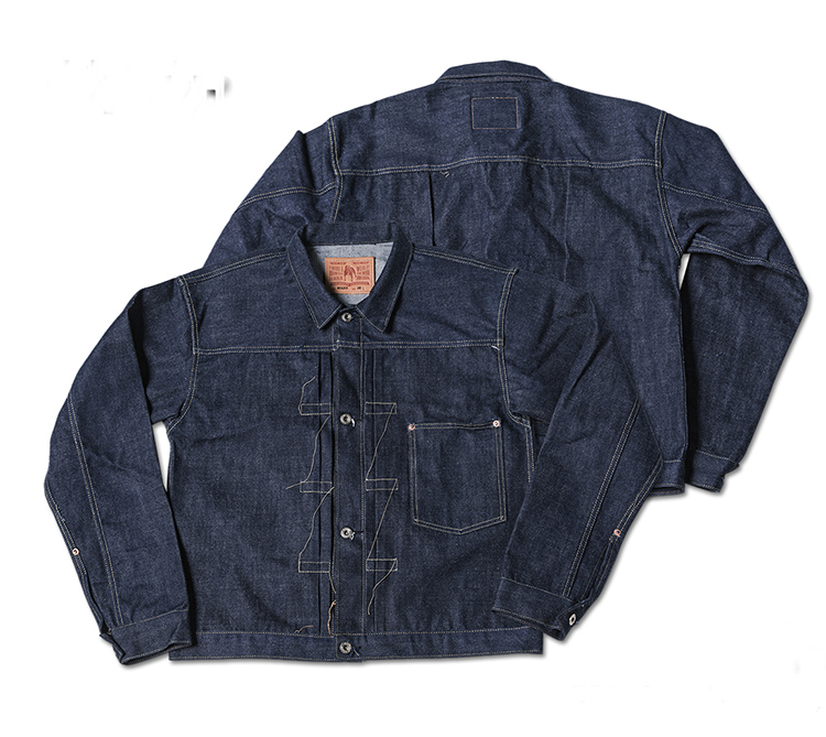 14oz Selvedge Denim Jacket Men's Vintage Work Jackets - eWingFlyStore