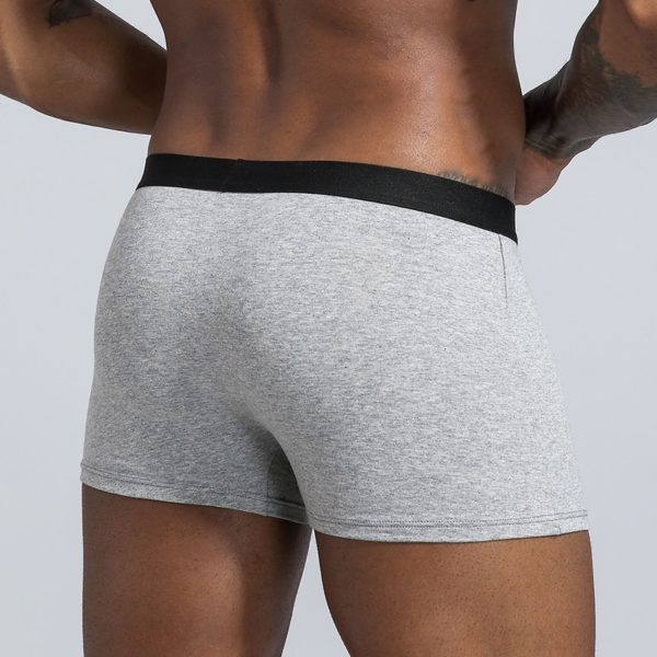 6pcs/Lot Cotton Male Panties Men's Underwear Boxers Breathable Man Boxer Solid Underpants Comfortable Shorts Sexy Lingerie L-5XL - Image 2