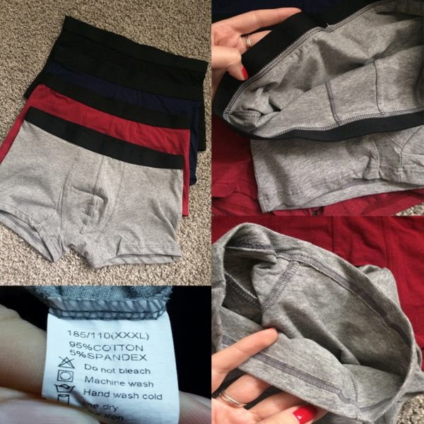 6pcs/Lot Cotton Male Panties Men's Underwear Boxers Breathable Man Boxer Solid Underpants Comfortable Shorts Sexy Lingerie L-5XL - Image 5