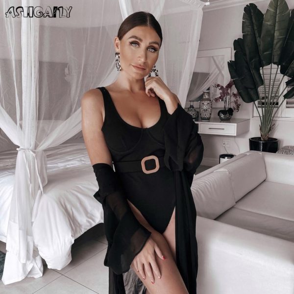 One Piece Swimsuit Sexy Cartoon Printed Swimwear Women Bathing Suit Beach Backless Monokini Swimsuit Female - Image 5