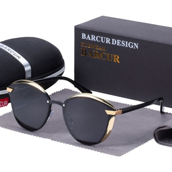 Polarized Women Sunglasses Round Sun Glass Ladies Lunette De Soleil Femme