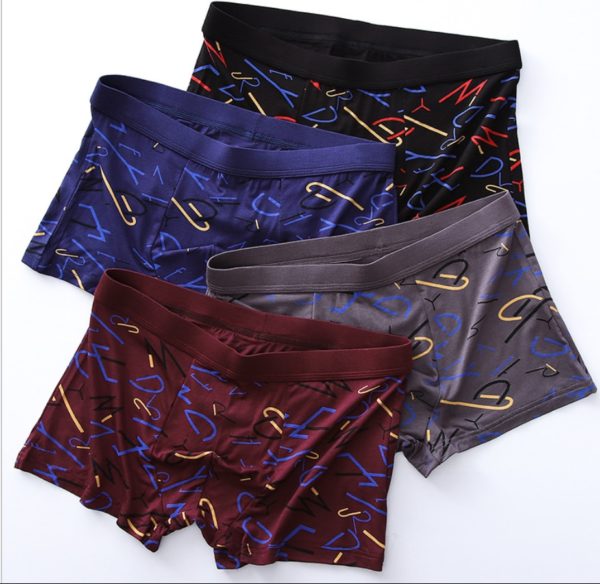 Bamboo Male Panties Sexy Underwear Men Cuecas Boxer New Fashion Boxer Shorts Mens Underware 4pcs/lot Free Shipping - Image 4