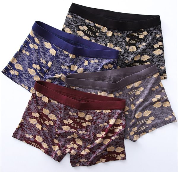 Bamboo Male Panties Sexy Underwear Men Cuecas Boxer New Fashion Boxer Shorts Mens Underware 4pcs/lot Free Shipping - Image 5