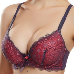 Super Push Up Deep V Bra Women Sexy Lingerie 3/4 Cup Brassiere Lace Underwired Underwear Bras for Big Breast 38-44
