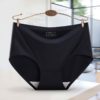 Big Size 4XL Women Seamless Panties Silk Mid Waist Underwear For Female 3Pcs Large Size Women's Panties Set Underpant Lingerie - Image 2