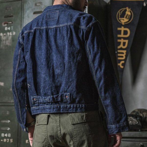 Bronson WWII Type Lot 44806XX 14oz Selvedge Denim Jacket Men s Vintage Work Jackets 1