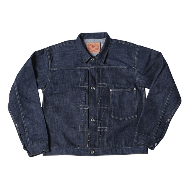 14oz Selvedge Denim Jacket Men's Vintage Work Jackets - Image 4