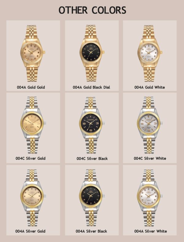 Green Watch Ladies Waterproof Wristwatch - Image 3