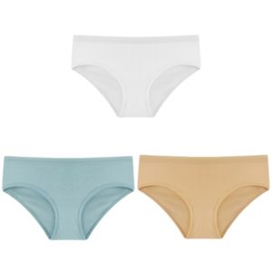3PCS/Set Women's Panties Cotton Underwear Solid Color Briefs Girls Low-Rise Soft Panty Women Underpants Female Lingerie