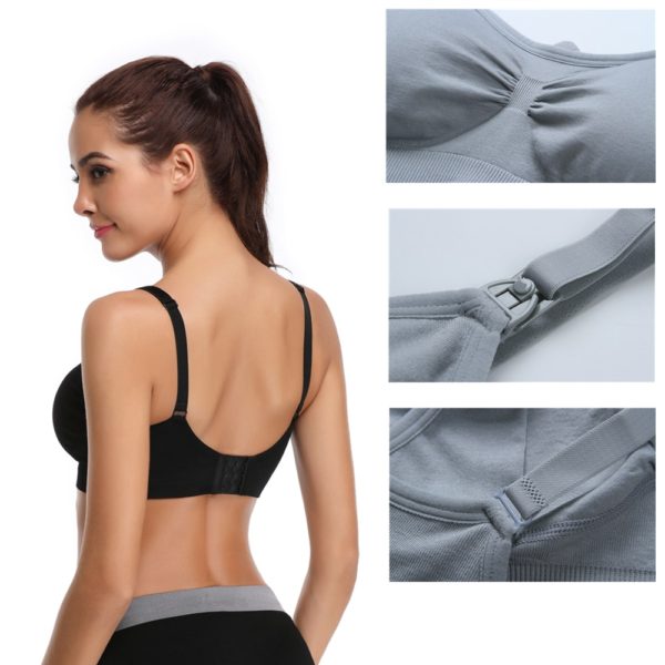 Nursing Bra Maternity clothes Breastfeeding Bras Wire free bras Women's bra Clothes for pregnant women High-quality - Image 3