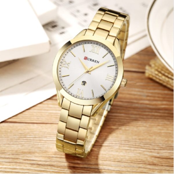 CURREN Gold Watch Women Watches Ladies 9007 Steel Women s Bracelet Watches Female Clock Relogio Feminino 1