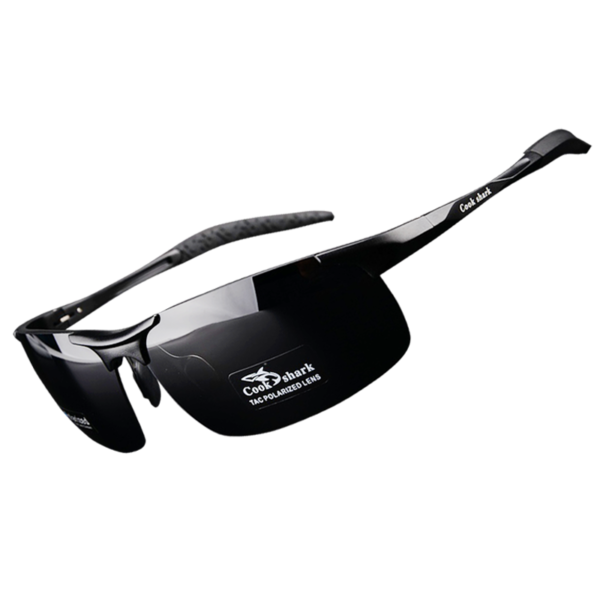 Cook Shark s new aluminum magnesium sunglasses men s sunglasses HD polarized driving drivers color glasses