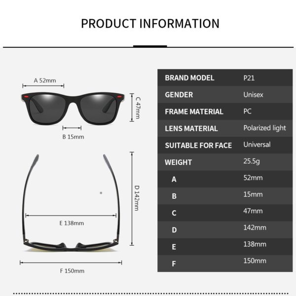 DJXFZLO Brand Design Polarized Sunglasses Men Women Driver Shades Male Vintage Sun Glasses Men Spuare Mirror 2
