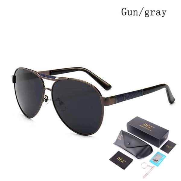 Polarized Sunglasses Men Driving Classic Brand Designer Retro women Sun Glasses Male aviation 60mm UV400 Oculos Del - Image 2