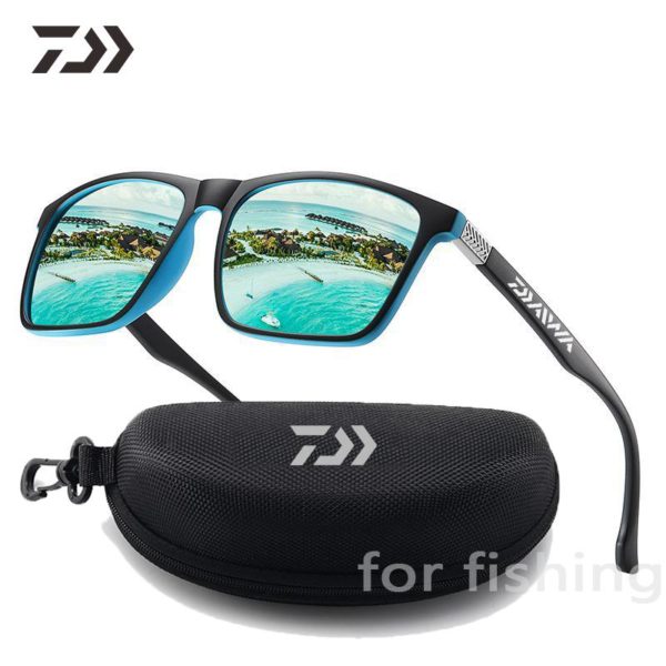 Daiwa Polarizing Glasses 2021 Mens Sunglasses for Fishing Glasses Uv400 Anti Uv Outdoor Classic Square DAIWA 1