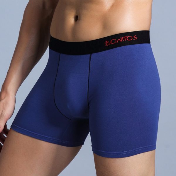 Dark Blue Man Underwear Sexy Boxers Cotton For Men's Panties Fashion Gay Boxershorts Male Shorts Underpants Mens Boxer Wholesale - Image 2