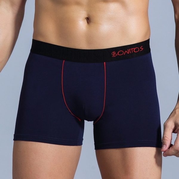 Dark Blue Man Underwear Sexy Boxers Cotton For Men s Panties Fashion Gay Boxershorts Male Shorts