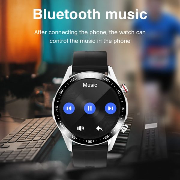E1 2 Smart Watch Men Bluetooth Call Custom Dial Full Touch Screen Waterproof Smartwatch For Android 2