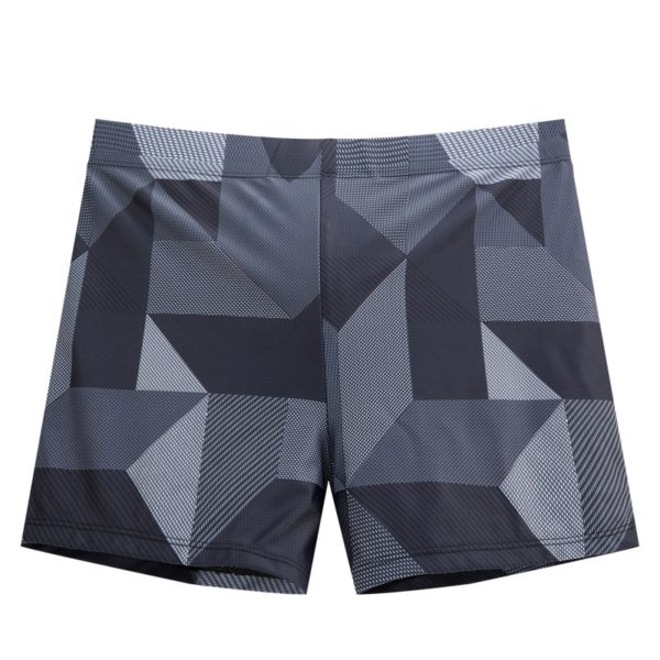 Men Swimwear Plus Size Fashion Printed Swimsuit Male High Quality Elastic Swim Trunks With Pad