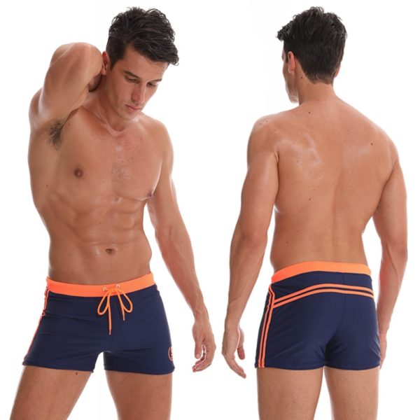Mens Swimwear Maillot De Bain Boy Swim Suits Boxer Shorts Swim Trunks Men Swimsuit Surf Banadores - Image 2