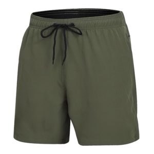 Men's Stretch Swim Trunks Quick Dry Beach Shorts with Zipper Pockets and Mesh Lining ES801