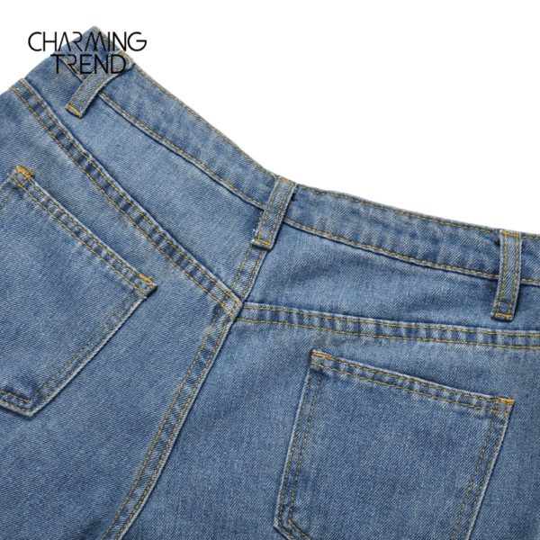Chic Woman jeans high waisted Straight cute female denim long pants trousers vintage daisies printed women jeans - Image 4