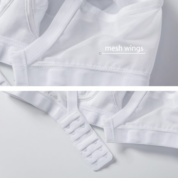 Women's Plus Size Wirefree Cotton Maternity Nursing Bra Softcup Sleeping Underwear - Image 6