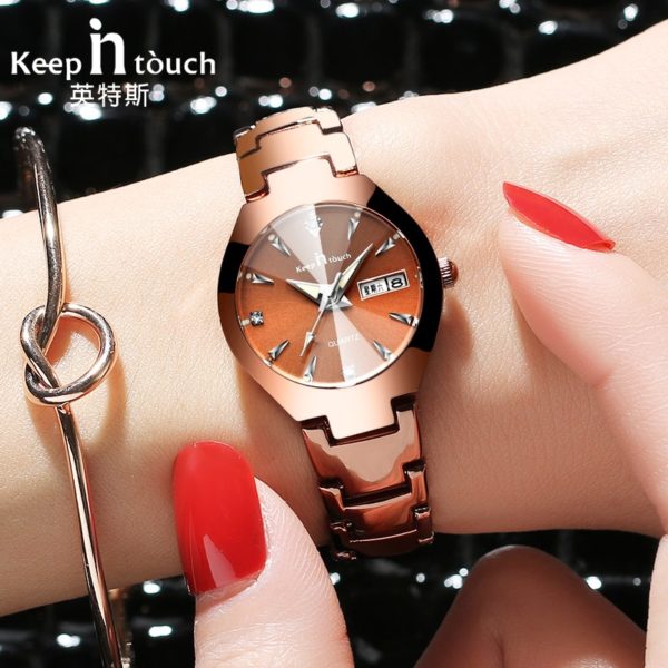 High Quality Watches Women Fashion Watch 2021 Luxury Brand Quartz Ladies Watch Small Dial Calendar Bracelet 4
