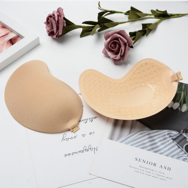 Invisible Push Up Bra Backless Strapless Bra Seamless Front Closure Bralette Underwear Women Self Adhesive Silicone 1