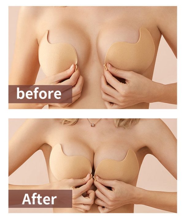 Invisible Push Up Bra Backless Strapless Bra Seamless Front Closure Bralette Underwear Women Self-Adhesive Silicone Sticky BH - Image 5