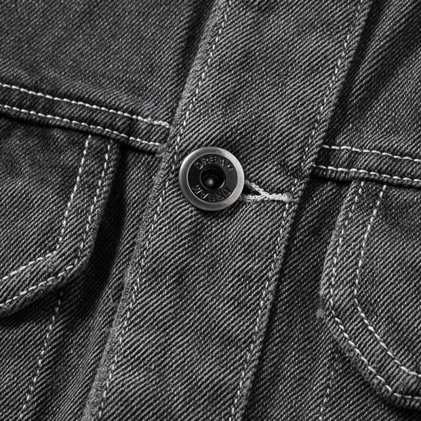 Jeans Clothing Motorcycle Selvedge Denim Jacket Vintage Men Work Jacket - Image 6