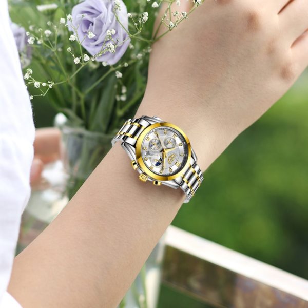 LIGE 2021 New Gold Watch Women Watches Ladies Creative Steel Women s Bracelet Watches Female Waterproof 1