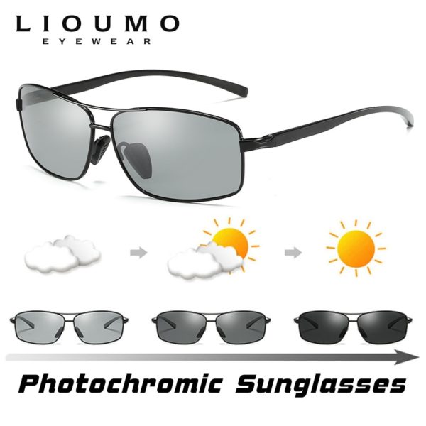 Photochromic Sunglasses Men Women Polarized Chameleon Glasses Driving Goggles Anti-glare Sun Glasses zonnebril heren - Image 2